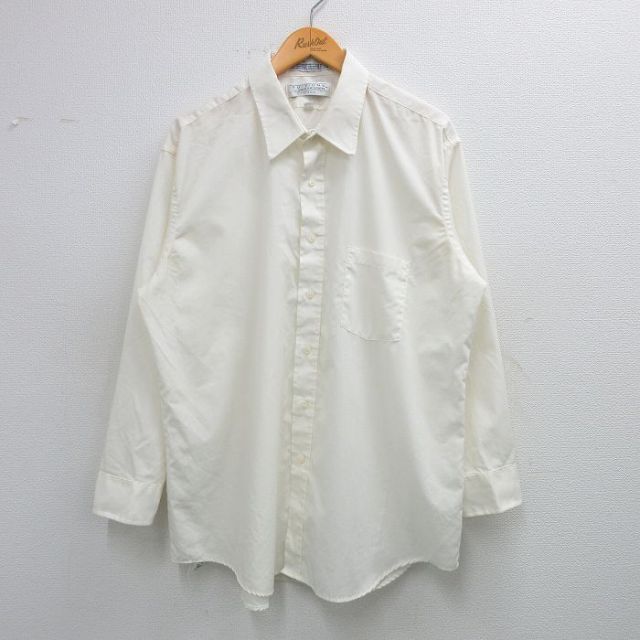 バンヒューセン 90s 長袖シャツ 生成り XL | 古着