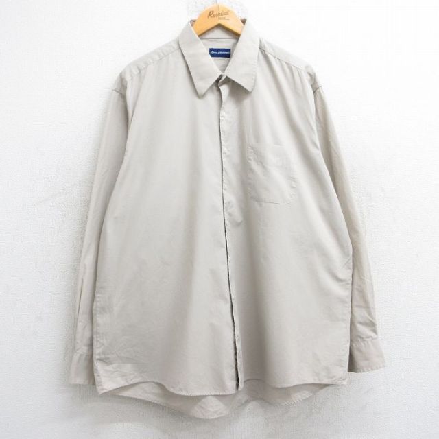 長袖シャツ ベージュ XL | 古着