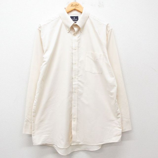 長袖シャツ ベージュ XL | 古着