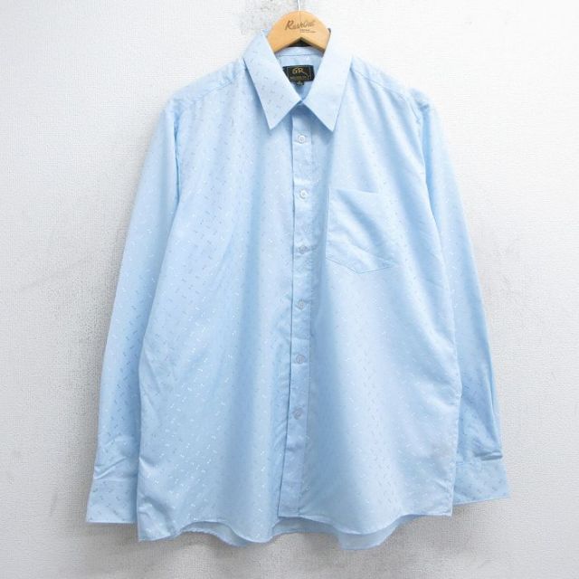 長袖シャツ ライトブルー XL | 古着