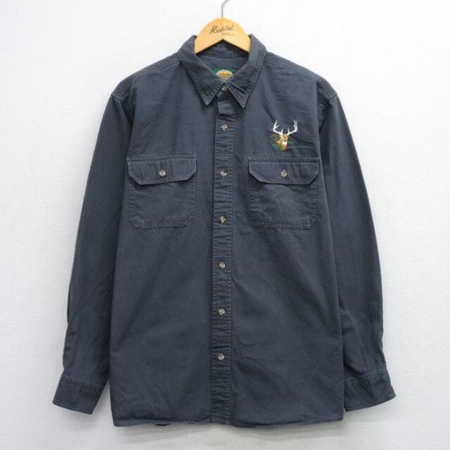 古着通販 XL☆古着 カベラス 長袖 シャツ メンズ 00年代 00s シカ