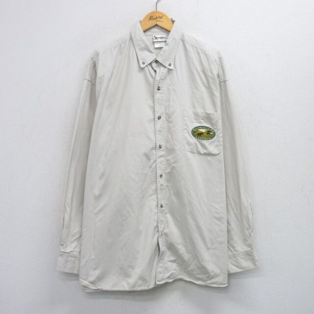ディズニー 00s 長袖シャツ SAFARIS 生成り ベージュ XL | 古着
