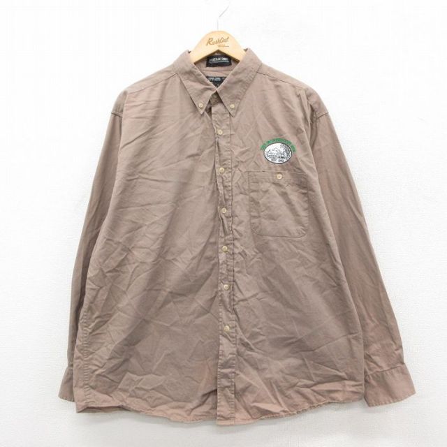 00s 長袖シャツ THE IRONDEQUOIT INN ベージュ XL | 古着