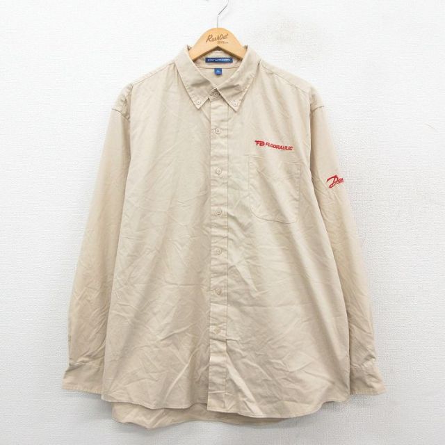 FLODRAVLIC 長袖シャツ ベージュ XL | 古着