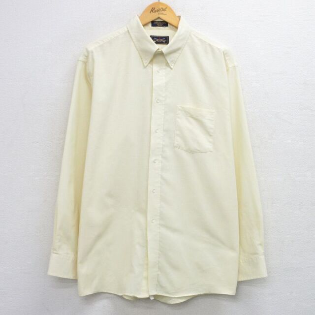 90s 長袖シャツ イエロー XL | 古着