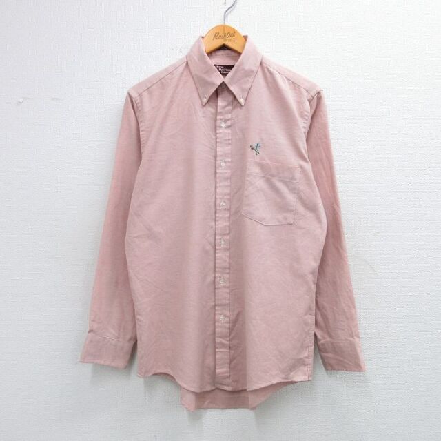 アロー 90s 長袖シャツ 鳥 ピンク M | 古着