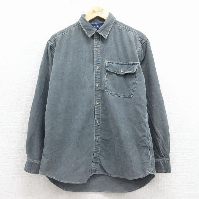 ウールリッチ 90s 長袖シャツ コーデュロイ グレー L | 古着