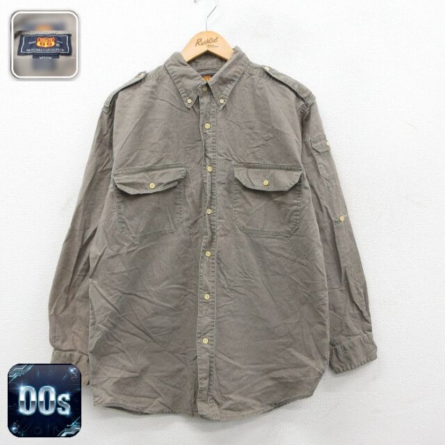 【50%OFF】00s 長袖シャツ ルート66 グリーン L | 古着
