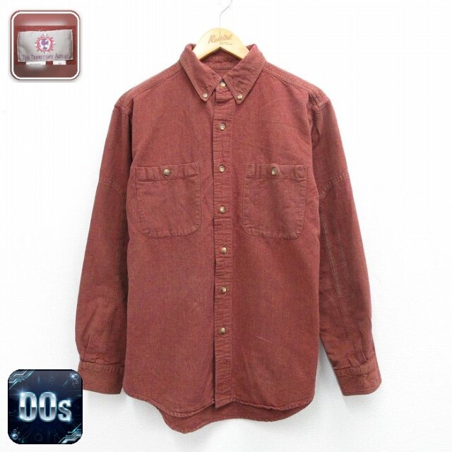 【50%OFF】THE TERRITORY AHEAD 00s 長袖シャツ ブラウン L | 古着