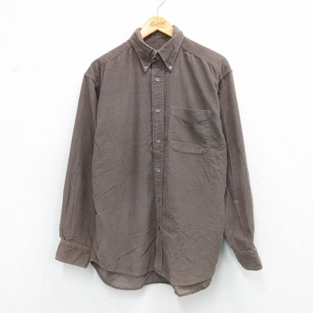 【20%OFF】バナナリパブリック 00s 長袖シャツ ブラウン L | 古着