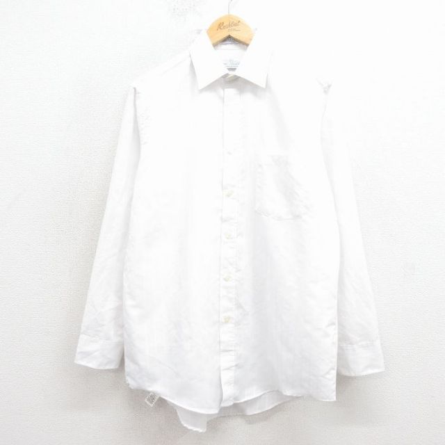 L★古着 バンヒューセン 長袖 シャツ メンズ 90年代 90s USA製 白 26jan31