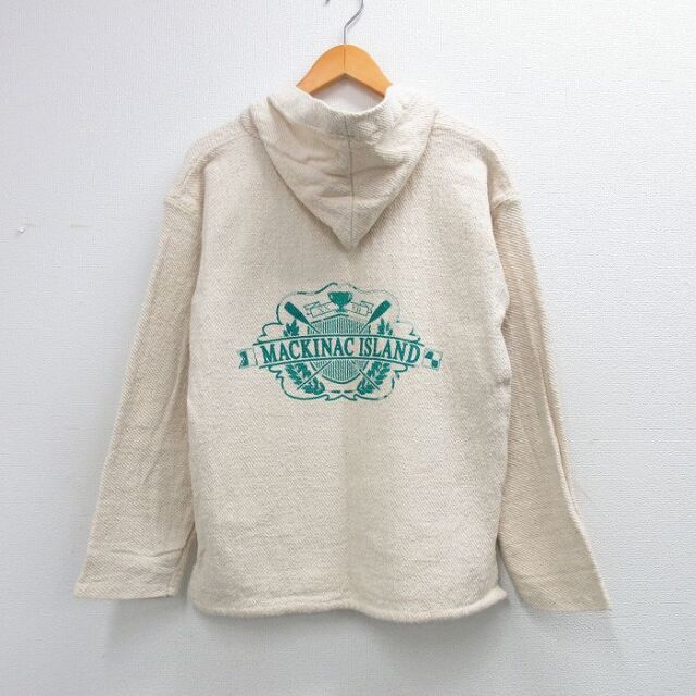 90s メキシカンパーカー MACKINAC 生成り S | 古着