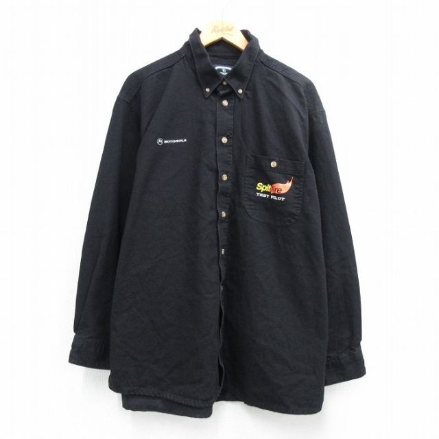 spit firo 長袖シャツ ブラック XL | 古着