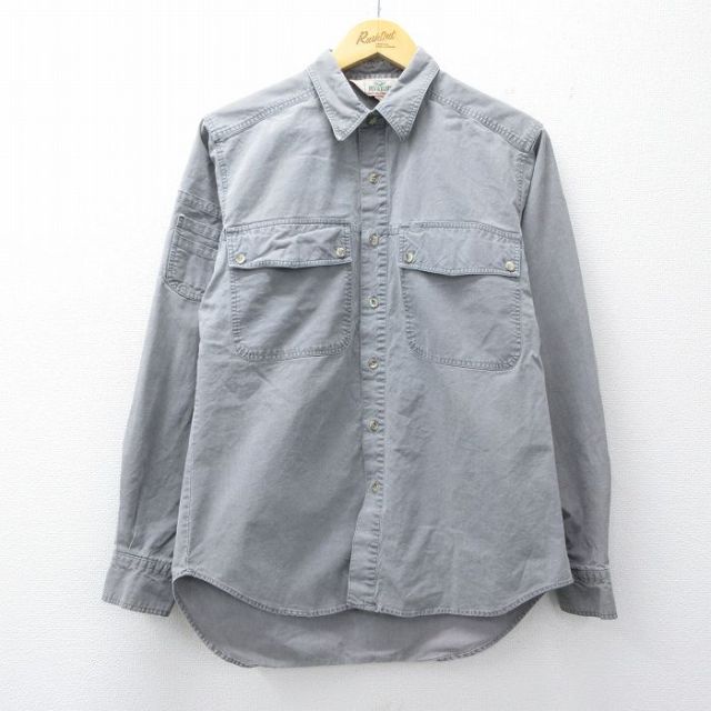 レッドヘッド 80s 長袖シャツ グレー M | 古着