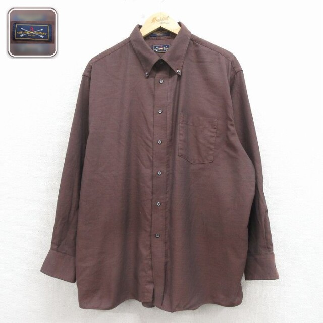 【50%OFF】アロー 00s 長袖シャツ ブラウン XL | 古着
