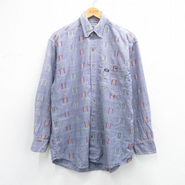 リー 00s 長袖シャツ パープル L | 古着