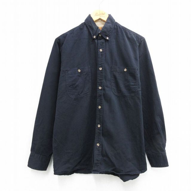 FADED GLORY 00s 長袖シャツ ブラック メンズL相当 | 古着