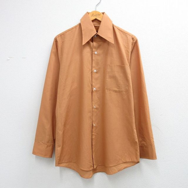 シアーズ 70s 長袖シャツ ベージュ L | 古着
