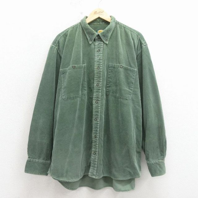 カベラス 00s 長袖シャツ グリーン メンズXL相当 | 古着