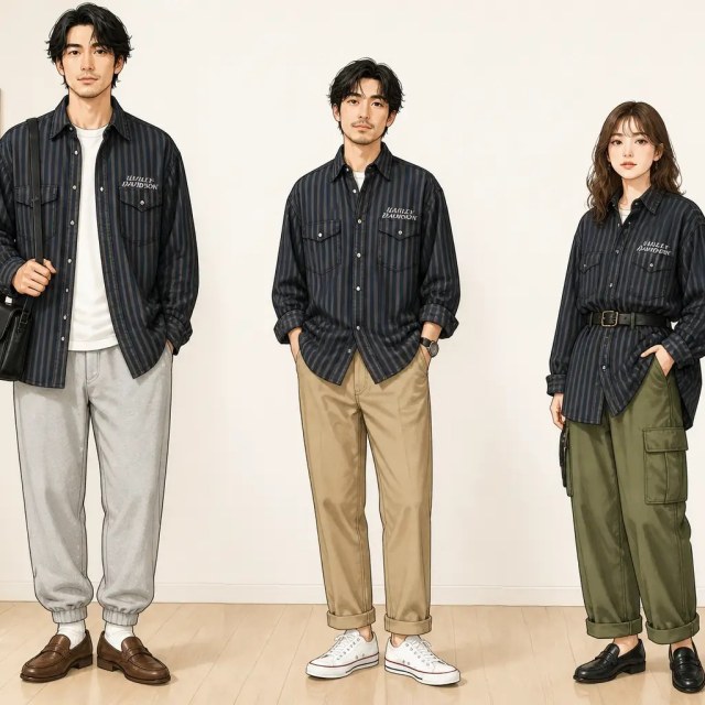 古着通販 XL☆古着 ハーレーダビッドソン 長袖 シャツ メンズ