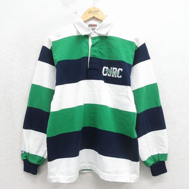 古着通販 M☆古着 バーバリアン 長袖 ラガー シャツ メンズ 90年代 90s