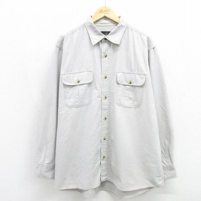 レッドヘッド 00s 長袖シャツ ベージュ メンズXL相当 | 古着