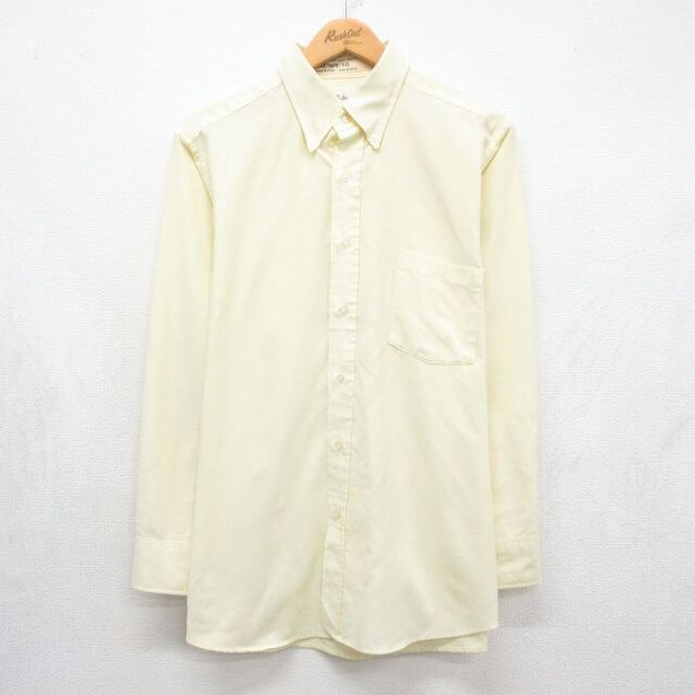 90s 長袖シャツ イエロー メンズL相当 | 古着