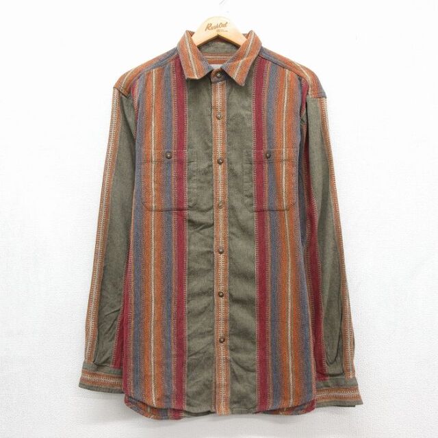 古着通販 XL☆古着 カベラス 長袖 シャツ メンズ 00年代 00s シカ