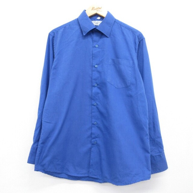 Boltini 長袖シャツ ブルー メンズM相当 | 古着