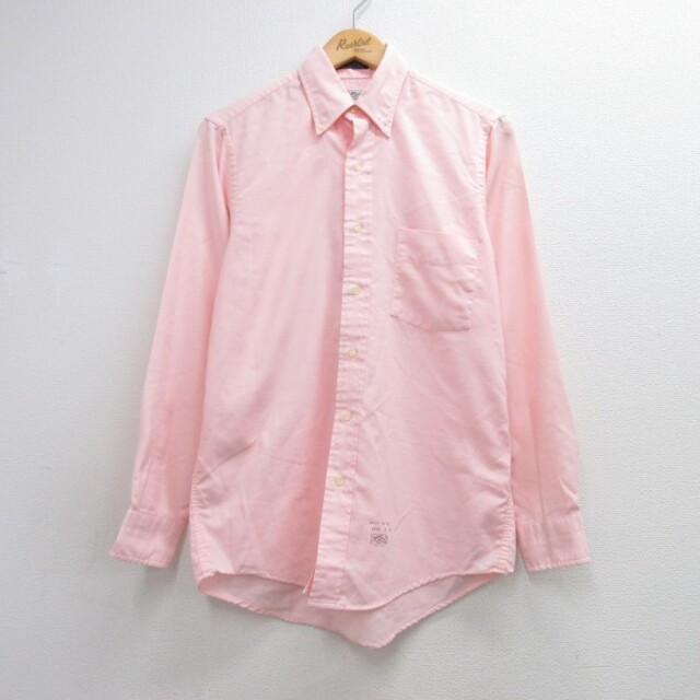 GANT 長袖 シャツ 80s ボタンダウン USA製 ピンク メンズM相当 | 古着