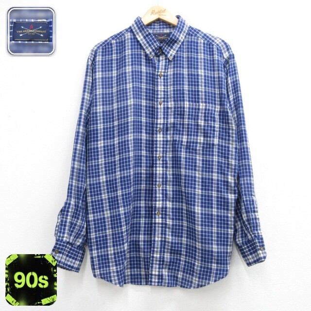 アロー 90s 長袖シャツ チェック メンズXL相当 | 古着