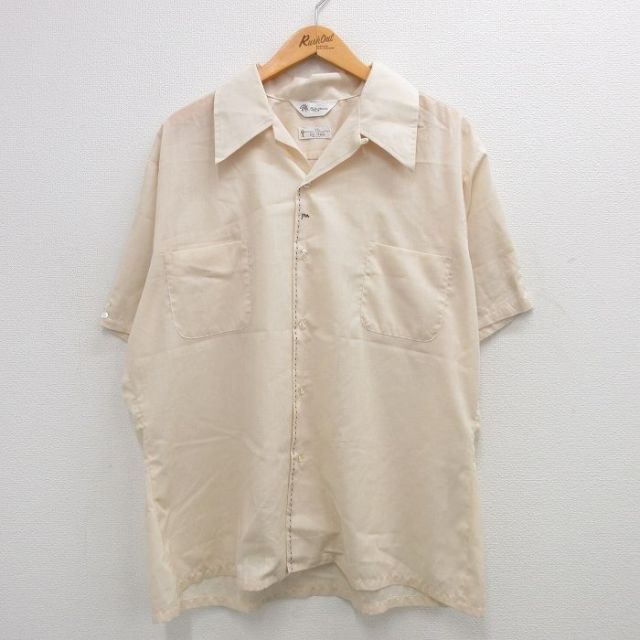 Buco ベージュ 半袖シャツ sb-s32503_1.jpg