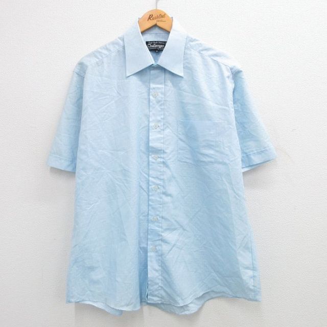 【50%OFF】80s 半袖シャツ ネイビー XL | 古着