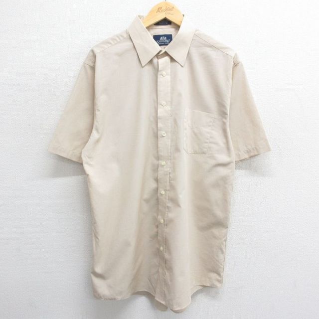 【50%OFF】00s 半袖シャツ ベージュ XL | 古着