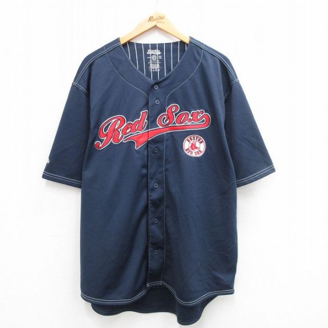 ベースボールシャツ REDSOX STARTER ボストン・レッドソックス M