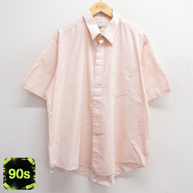 バンヒューセン 90s 半袖シャツ ピンク XL | 古着
