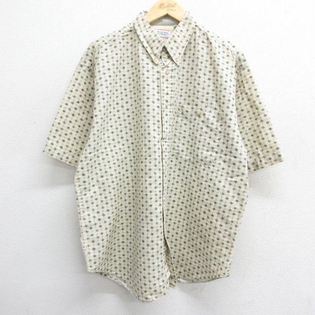 【50%OFF】ビューグルボーイ 00s 半袖シャツ カーキ XL | 古着