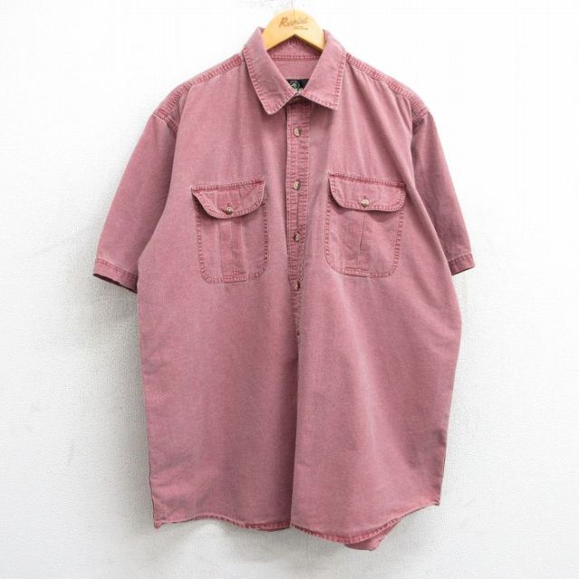 【50%OFF】レッドヘッド 00s 半袖シャツ レッド XL | 古着
