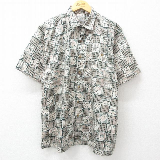 00s 半袖シャツ ベージュ XL | 古着