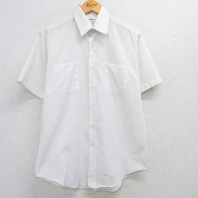 L★古着 シアーズ 半袖 シャツ メンズ 80年代 80s 白 ホワイト 25apr23 中古 トップス