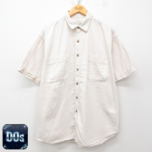 【50%OFF】エディーバウアー 00s 半袖シャツ ベージュ XL | 古着