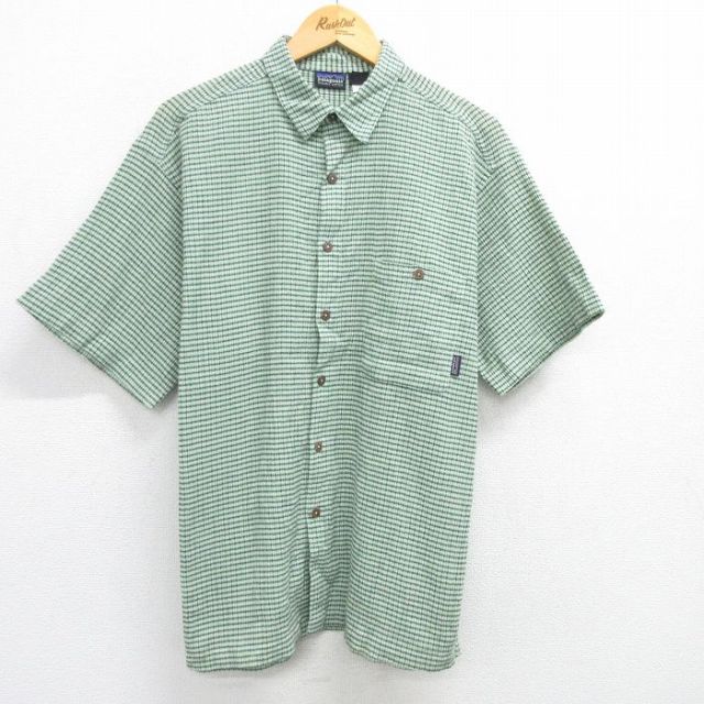 古着通販 L☆古着 パタゴニア patagonia 半袖 シャツ メンズ