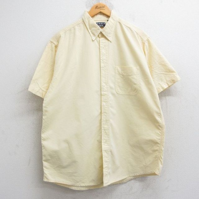 【50%OFF】00s 半袖シャツ イエロー XL | 古着