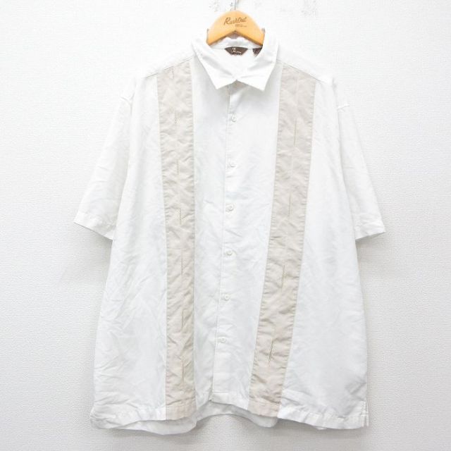 【50%OFF】半袖シャツ ホワイト XL | 古着