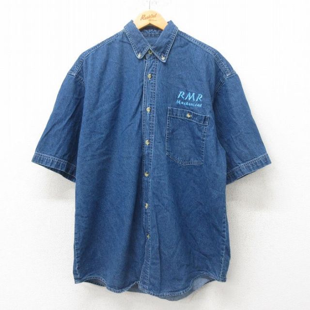 半袖シャツ RMR ネイビー XL | 古着