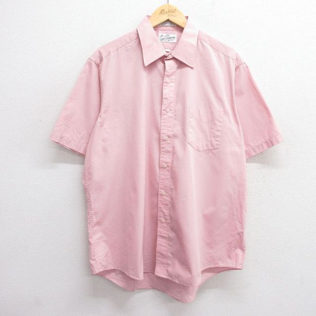シアーズ 90s 半袖シャツ ピンク XL | 古着