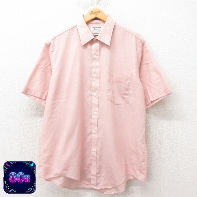 【50%OFF】アロー 80s 半袖シャツ ピンク XL | 古着