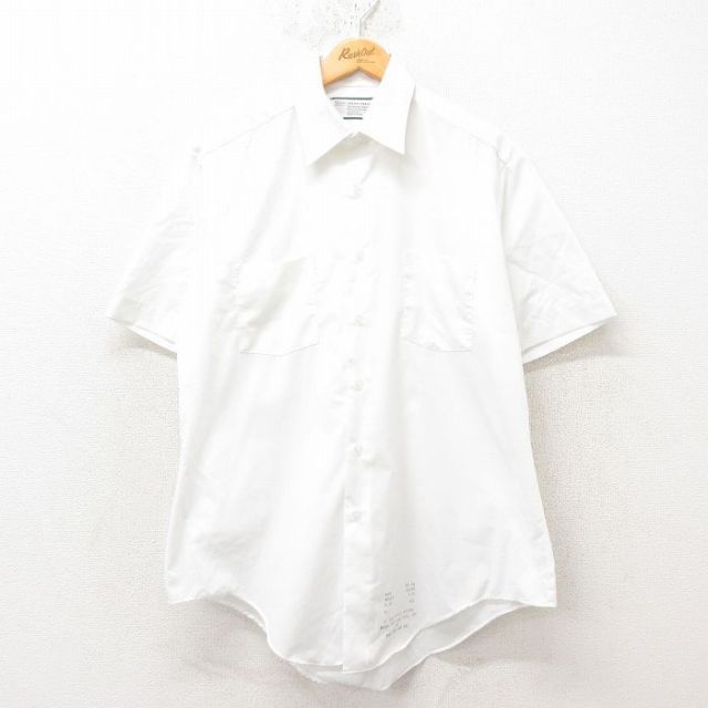 L★古着 シアーズ 半袖 シャツ メンズ 80年代 80s 白 ホワイト 25jun10 中古 トップス
