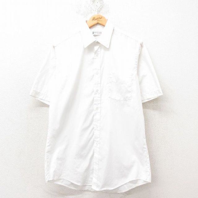 L★古着 半袖 シャツ メンズ 80年代 80s USA製 白 ホワイト 25jun10 中古 トップス