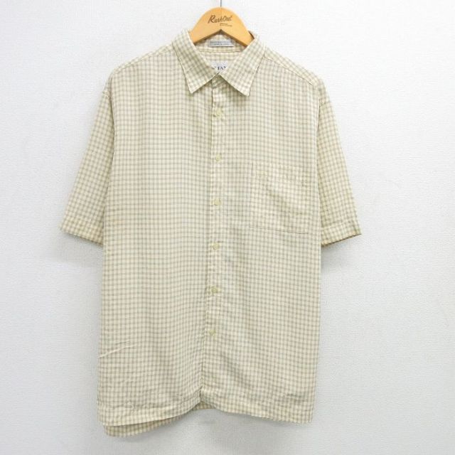 【50%OFF】90s 半袖シャツ イエロー XL | 古着